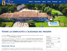 Tablet Screenshot of cortepellegrini.com